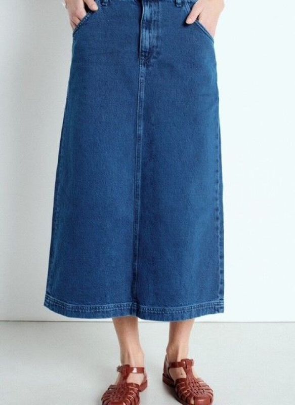JOYBIRD DENIM SKIRT (25-1-JOY13E SKIRT) - Pastine - Aartselaar