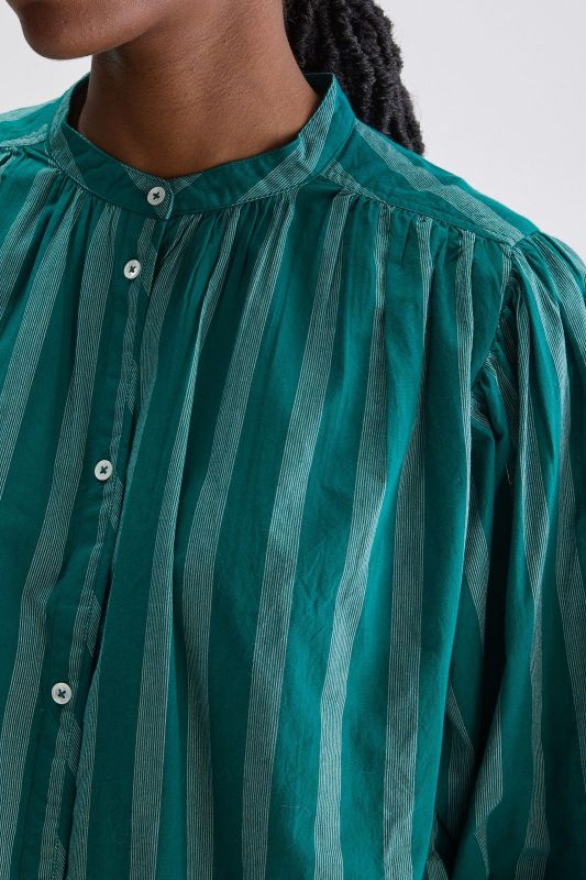 CHERRY STRIPE BLOUSE (26-1-CHERRY STRIPE BLOUSE) - Pastine - Aartselaar