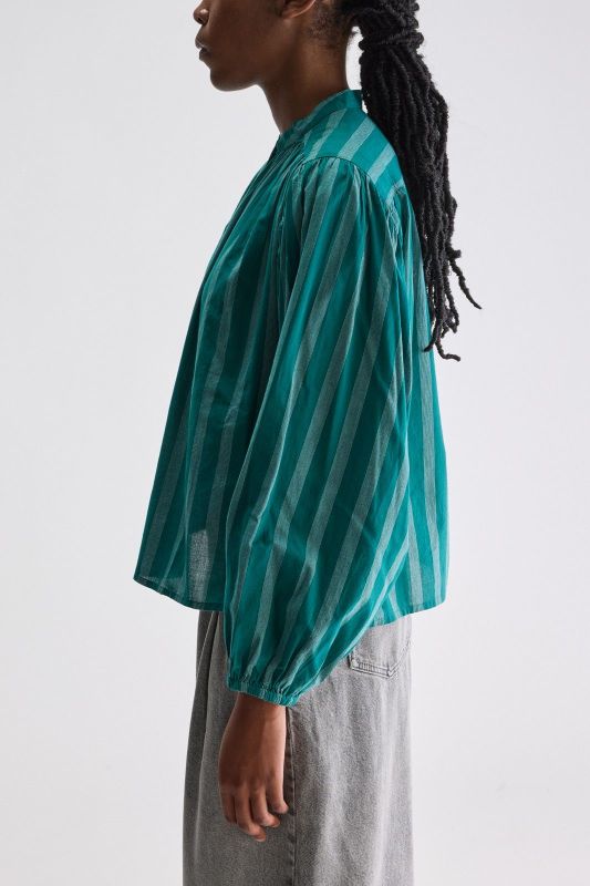 CHERRY STRIPE BLOUSE (26-1-CHERRY STRIPE BLOUSE) - Pastine - Aartselaar