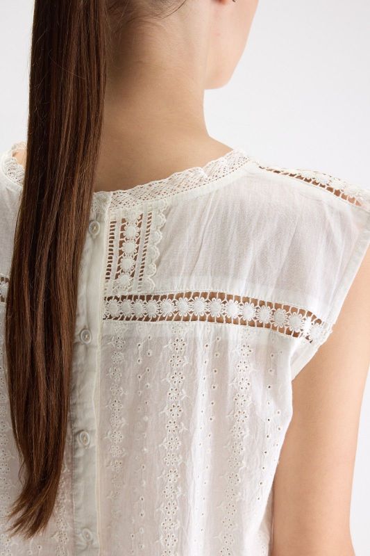 DONNA BLOUSE (26-1-DONNA BLOUSE) - Pastine - Aartselaar