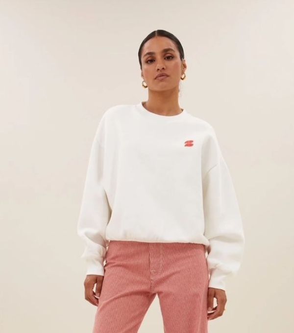 BIBI DICTIONARY BIG SWEATER (25-1-BIBI DICTIONARY) - Pastine - Aartselaar