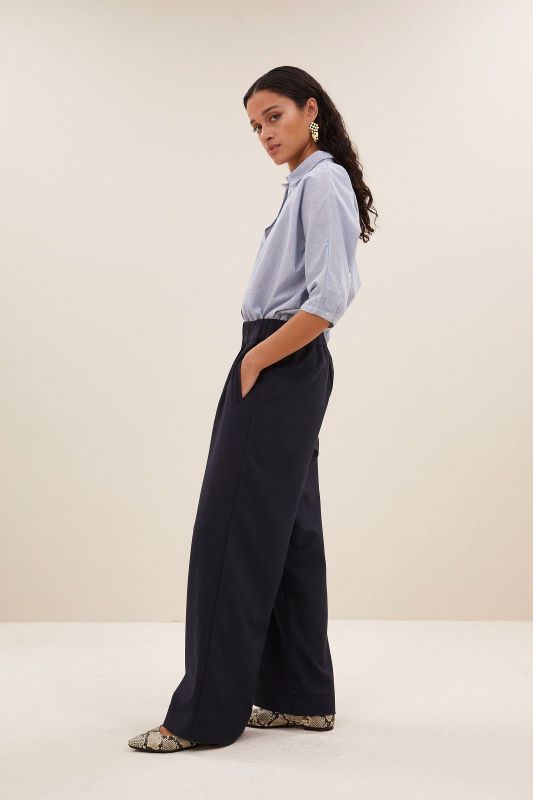 BENJI COPPER STRIPE PANTS (25-2-BENJI COPPER STRIPE PANTS) - Pastine - Aartselaar