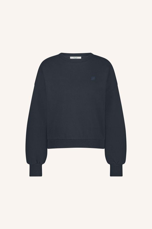 BIBI LUCKY CURVE SWEATER (25-2-BIBI LUCKY CURVE SWEATER) - Pastine - Aartselaar