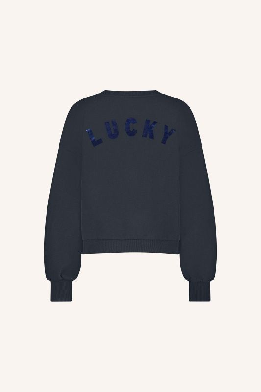 BIBI LUCKY CURVE SWEATER (25-2-BIBI LUCKY CURVE SWEATER) - Pastine - Aartselaar
