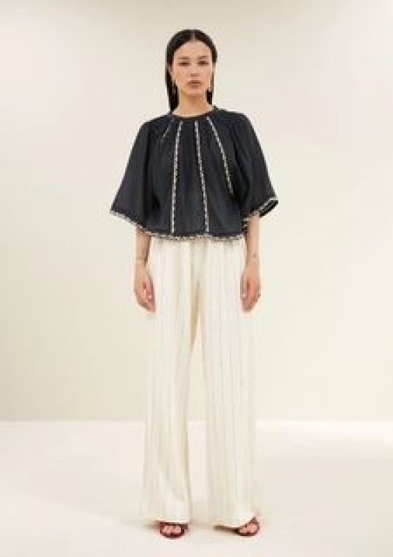 BENJI PINSTRIPE PANTS (26-1-BENJI PINSTRIPE PANTS) - Pastine - Aartselaar