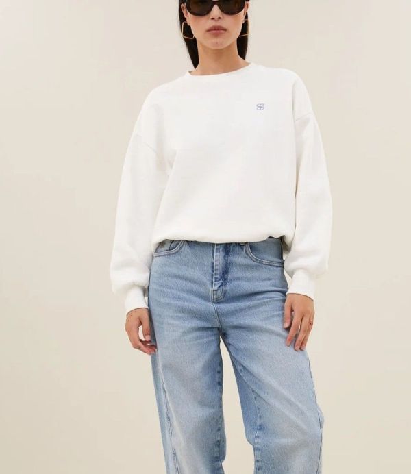 BIBI LUCKY EVERYDAY SWEATER (26-1-BIBI LUCKY EVERYDAY SWEAT) - Pastine - Aartselaar