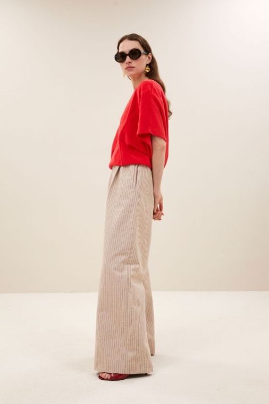 NUKI SLUB TOP (26-1-NUKI SLUB TOP) - Pastine - Aartselaar