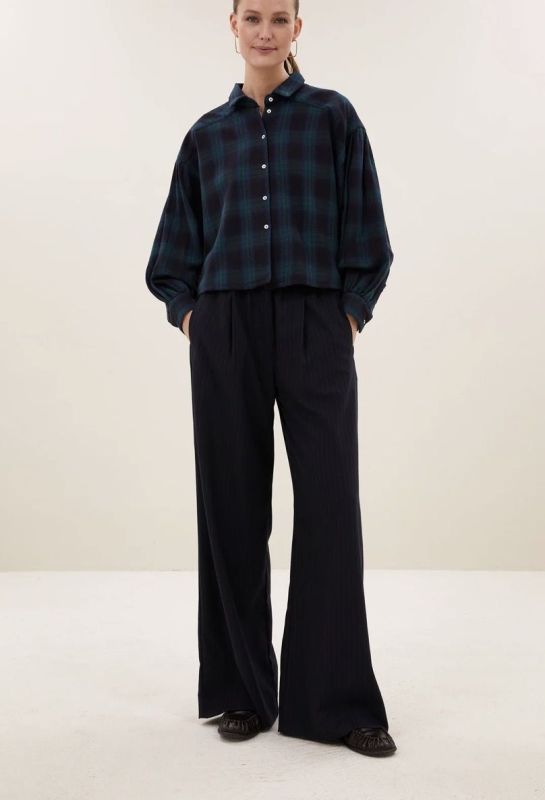 BENJI PINESTRIPE PANTS (26-2-BENJI  PINESTRIPE PANTS) - Pastine - Aartselaar