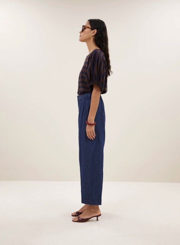 FUJI DENIM PANTS (26-2-FUJI DENIM PANTS) - Pastine - Aartselaar