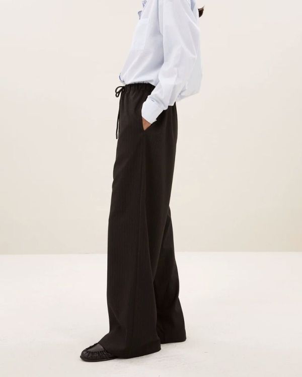 PELLE PINSTRIPE PANTS (26-2-PELLE PINSTRIPE PANTS) - Pastine - Aartselaar