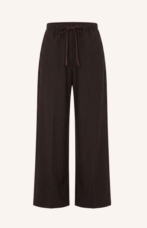 PELLE PINSTRIPE PANTS (26-2-PELLE PINSTRIPE PANTS) - Pastine - Aartselaar