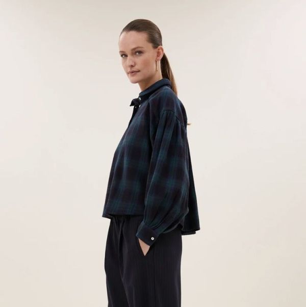 SARAH SHORT BLOUSE (26-2-SARAH SHORT BLOUSE) - Pastine - Aartselaar