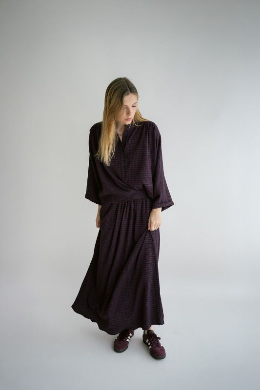 JULIETTE SKIRT CHECK (25-2-JULIETTE SKIRT CHECK) - Pastine - Aartselaar
