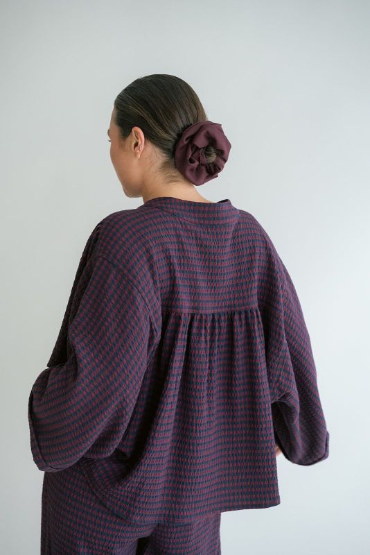 MAYA BLOUSE CHECK (25-2-MAYA BLOUSE CHECK) - Pastine - Aartselaar