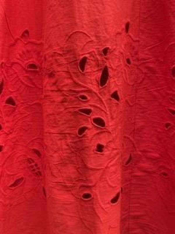 ELLA BRODERIE DRESS (25-1-ELLA BRODERIE DRESS) - Pastine - Aartselaar