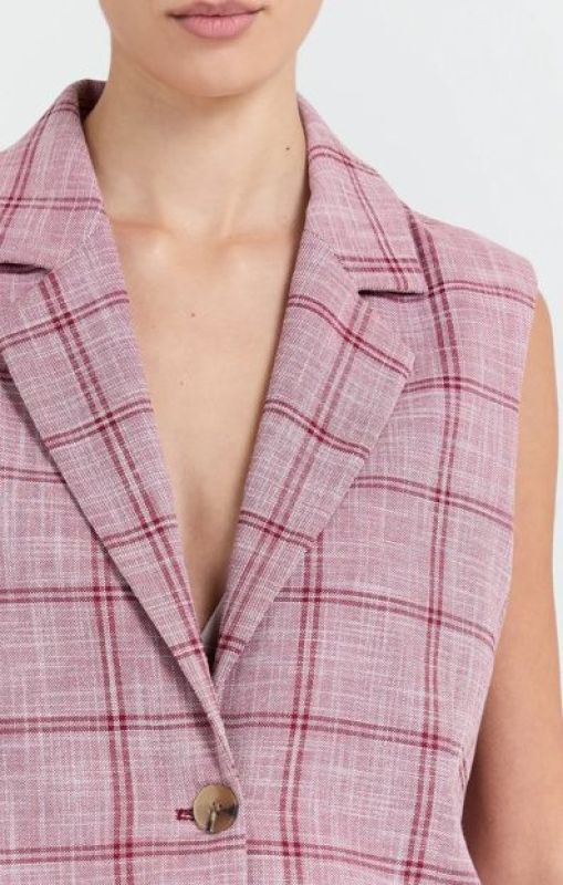 HARPER SLEEVELESS BLAZER (26-1-HARPER SLEEVELESS BLZR) - Pastine - Aartselaar