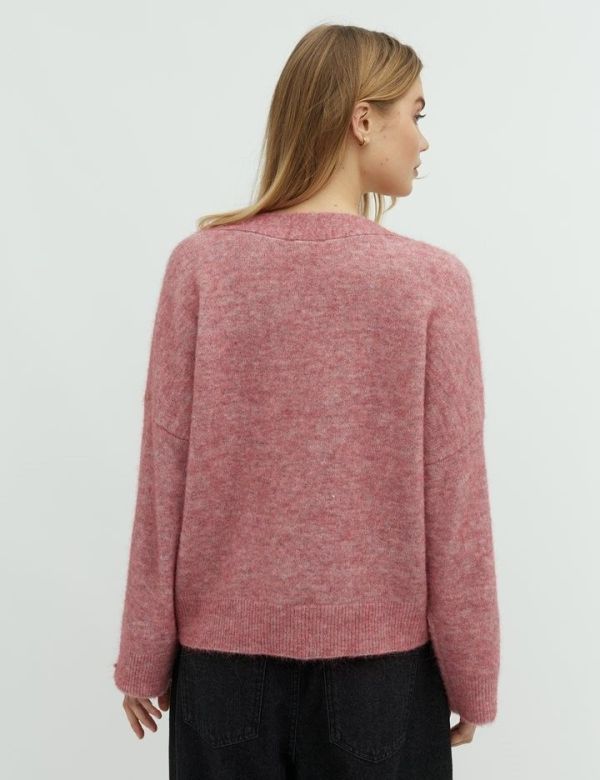 PEETA V-NECK PULLOVER (24-2-PEETA V-NECK PULLOVER) - Pastine - Aartselaar