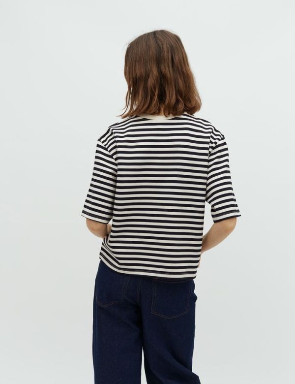 EMRYS STRIPE DARK BLUE (26-1-EMRYS STRIPE DARK BLUE) - Pastine - Aartselaar