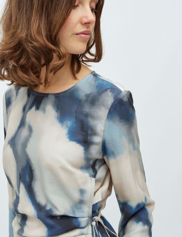 KYLAR SHORT BLOUSE (26-1-KYLAR SHORT BLOUSE) - Pastine - Aartselaar