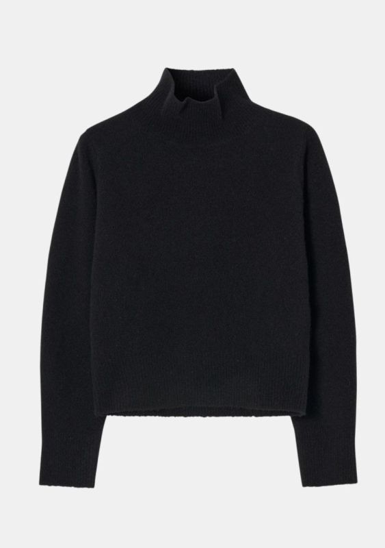 WOOL FUNNEL NECK (24-2-U03-1024 856) - Pastine - Aartselaar