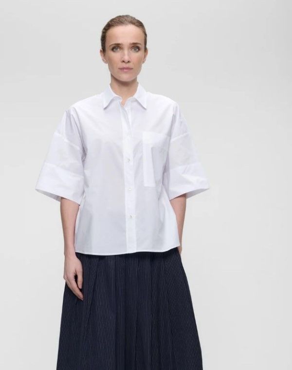 BOXY SHIRT SS (25-1-V04-1024 BOXY SHIRT) - Pastine - Aartselaar