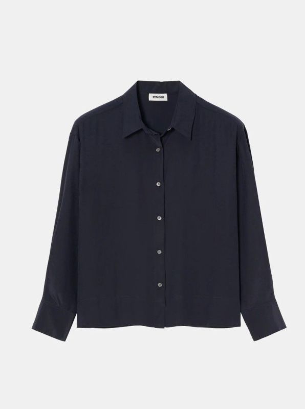TECHNOSILK BOXY SHIRT (25-2-W04-1015 TECHNOSILK BOX) - Pastine - Aartselaar