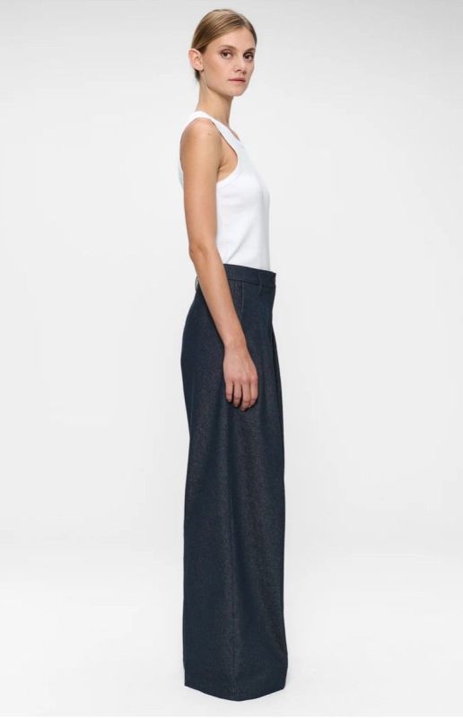 DENIM BARB 2 PANTS (25-2-W05-1019 DENIM BARB) - Pastine - Aartselaar