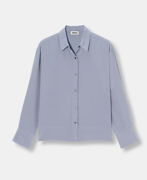 BOXY SHIRT (26-2- TECHNOSILK BOXY SHIRT) - Pastine - Aartselaar